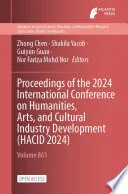 Proceedings of the 2024 International Conference on Humanities, Arts, and Cultural Industry Development (HACID 2024)