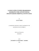 Latent-structured Regression Modeling for Longitudinal Multivariate Ordinal/count Data