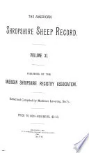 The American Shropshire Sheep Record