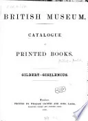 British Museum Catalogue of printed Books