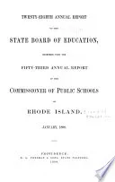 Annual Report of the State Board of Education