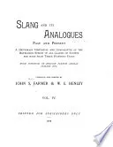 Slang and Its Analogues Past and Present